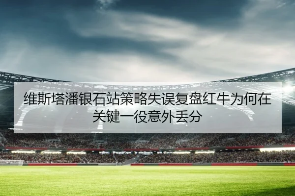 维斯塔潘银石站策略失误复盘红牛为何在关键一役意外丢分